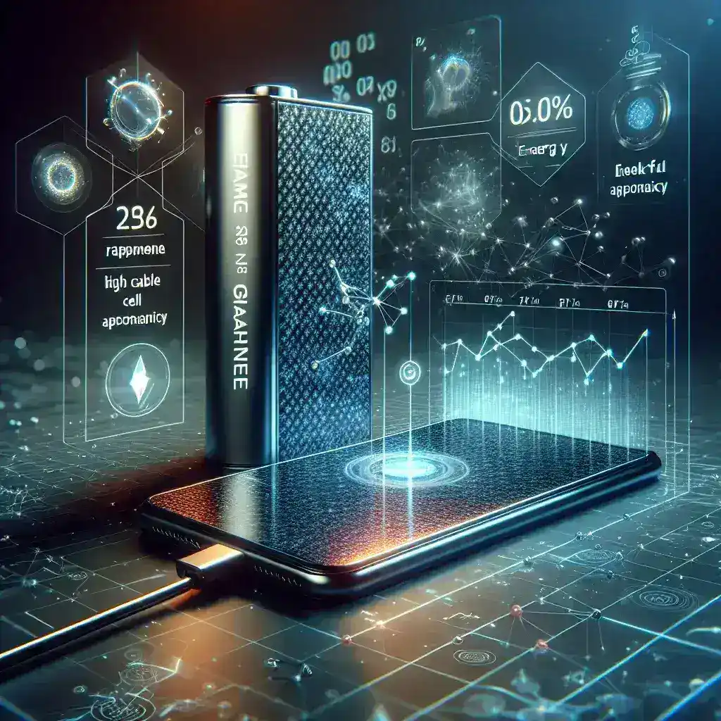 Baterías de grafeno para dispositivos móviles: autonomía de una semana