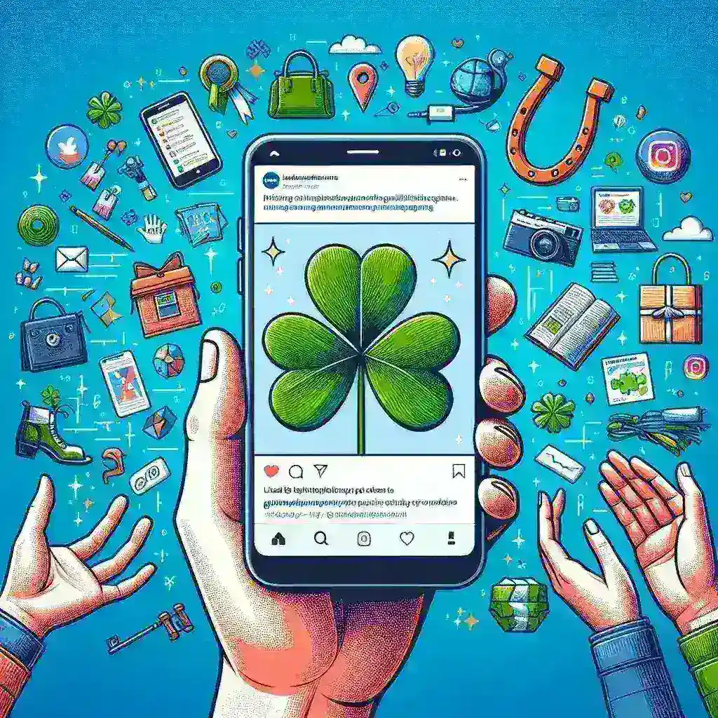 "Ejemplo de sorteo efectivo en Instagram con imágenes atractivas y participación de seguidores, ilustrando estrategias para aumentar el engagement y la visibilidad de la marca."