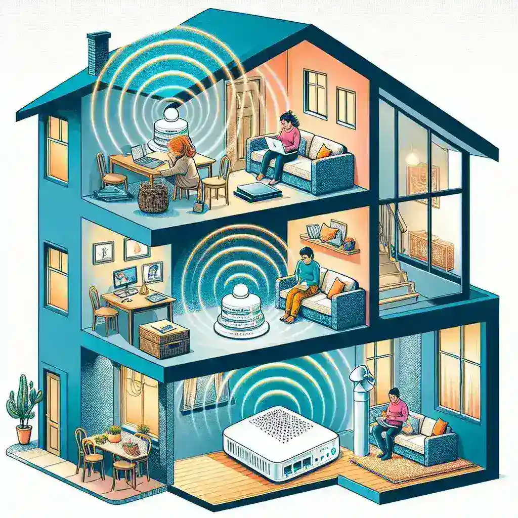 ¿Se puede usar un combo de módem y enrutador en una casa de varios pisos?